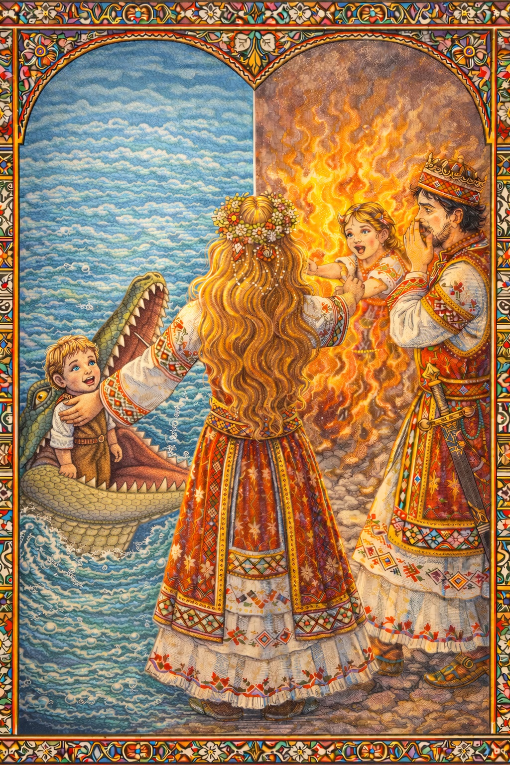 Împăratul cu Zâna Împărăteasă a zânelor